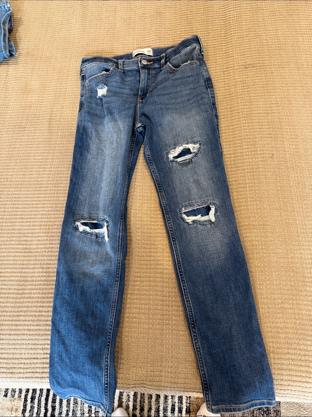 abercrombie kids high rise jean leggings 13/14 SHORT